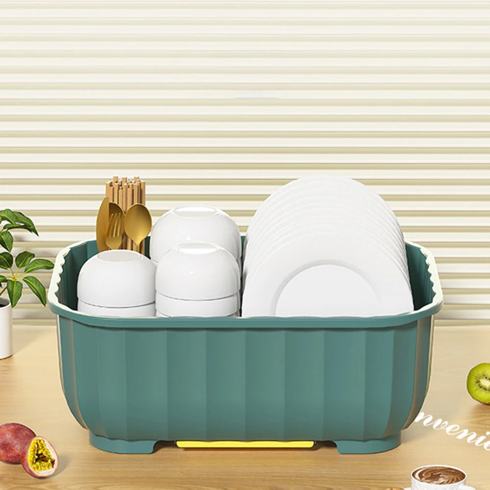 Kitchen Drain Dish Storage Rack